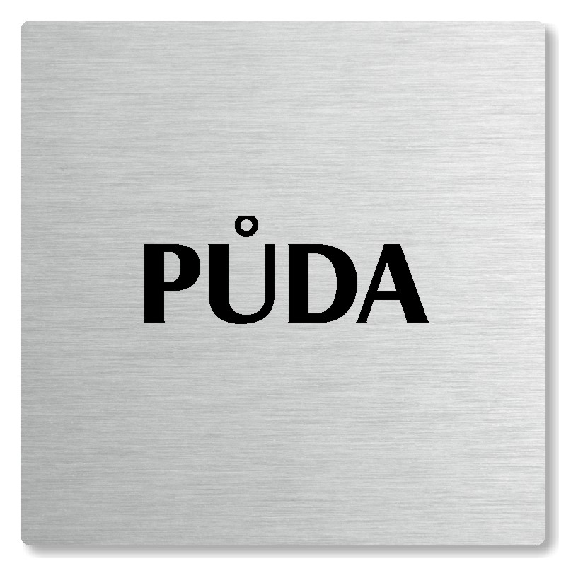 Půda, 80x80mm, stříbrná, Nevada